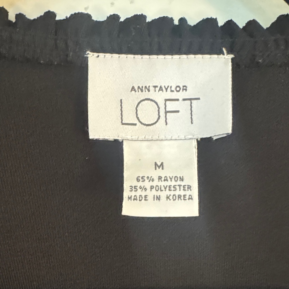 LOFT Black Cardigan Sweater - Picture 2 of 7
